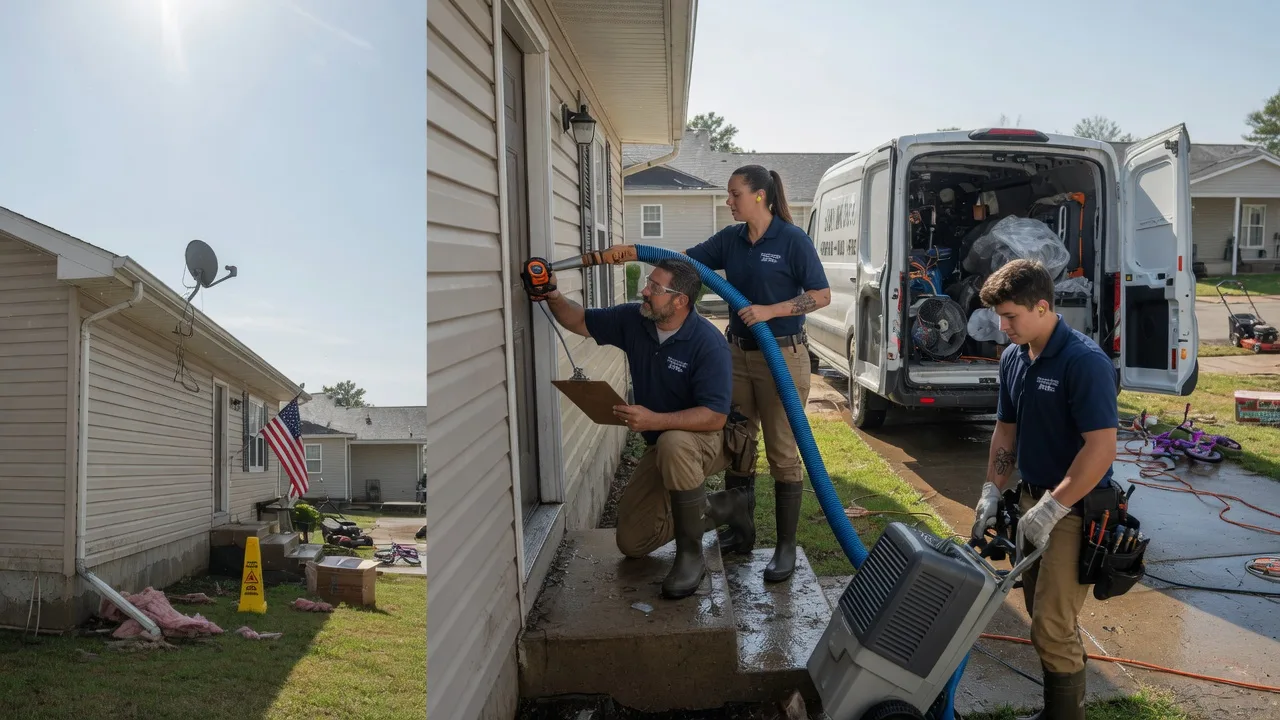 Ceiling Water Damage Restoration in Odessa, MO near me